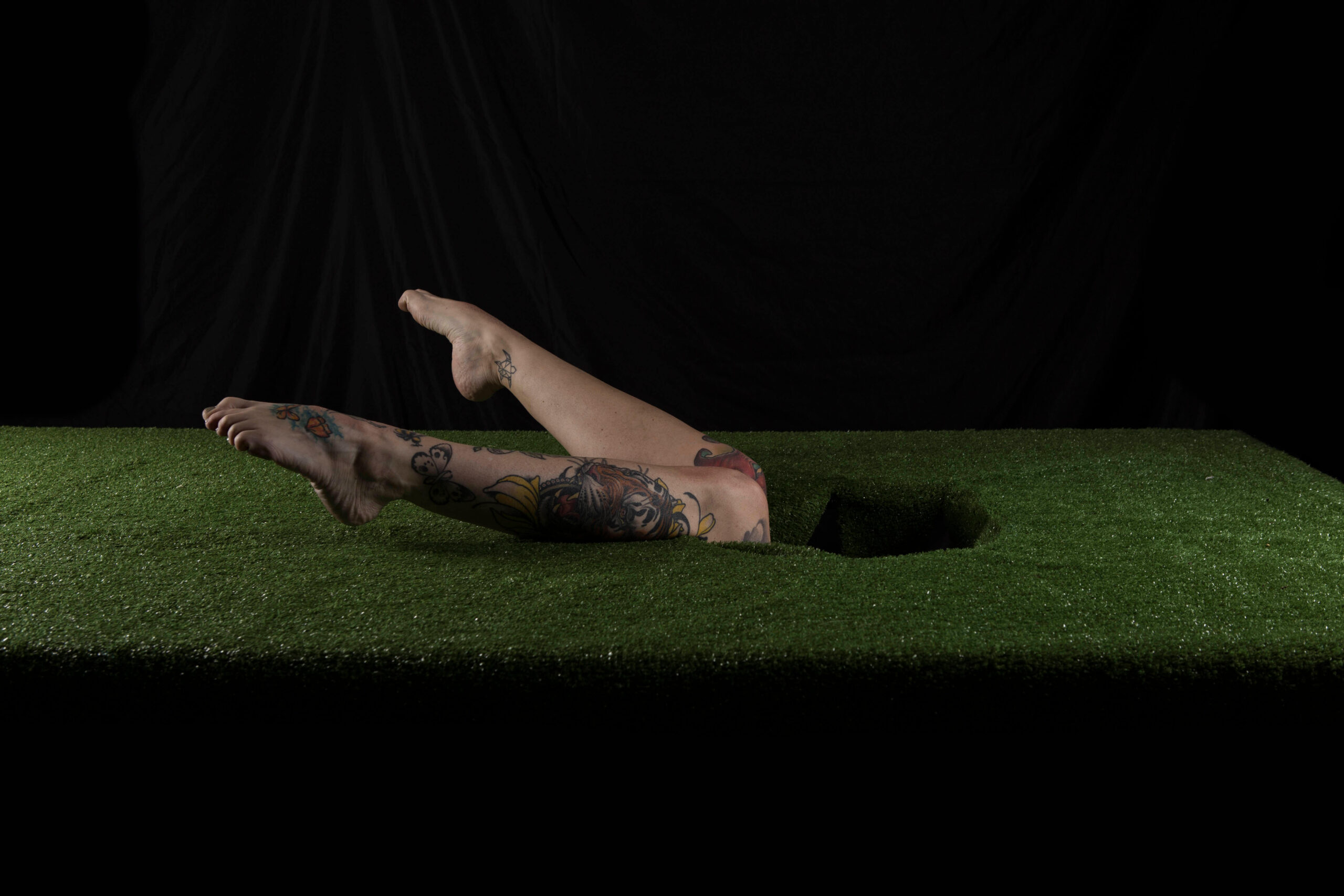 Rae Ramsey parts missing in portal boudoir shoot dark art Oklahoma City, OK