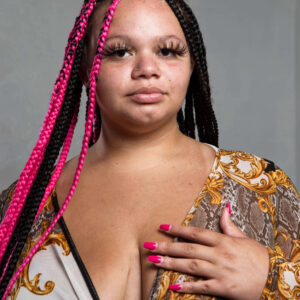 Kylee The Model pink and black dreads boudoir shoot Oklahoma City, OK