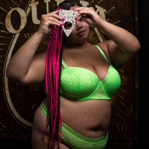 Kylee The Model lime green ouija themed portrait shoot Oklahoma City, OK