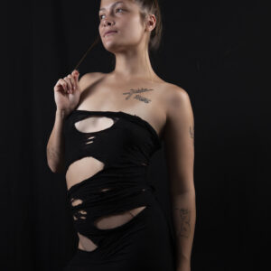 amasaman05 black cocoon themed portrait session